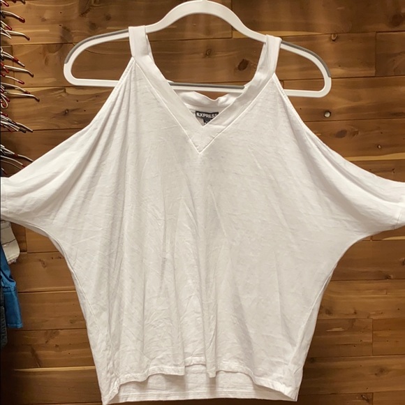 NWT Express cold shoulder T-shirt S - Picture 3 of 5